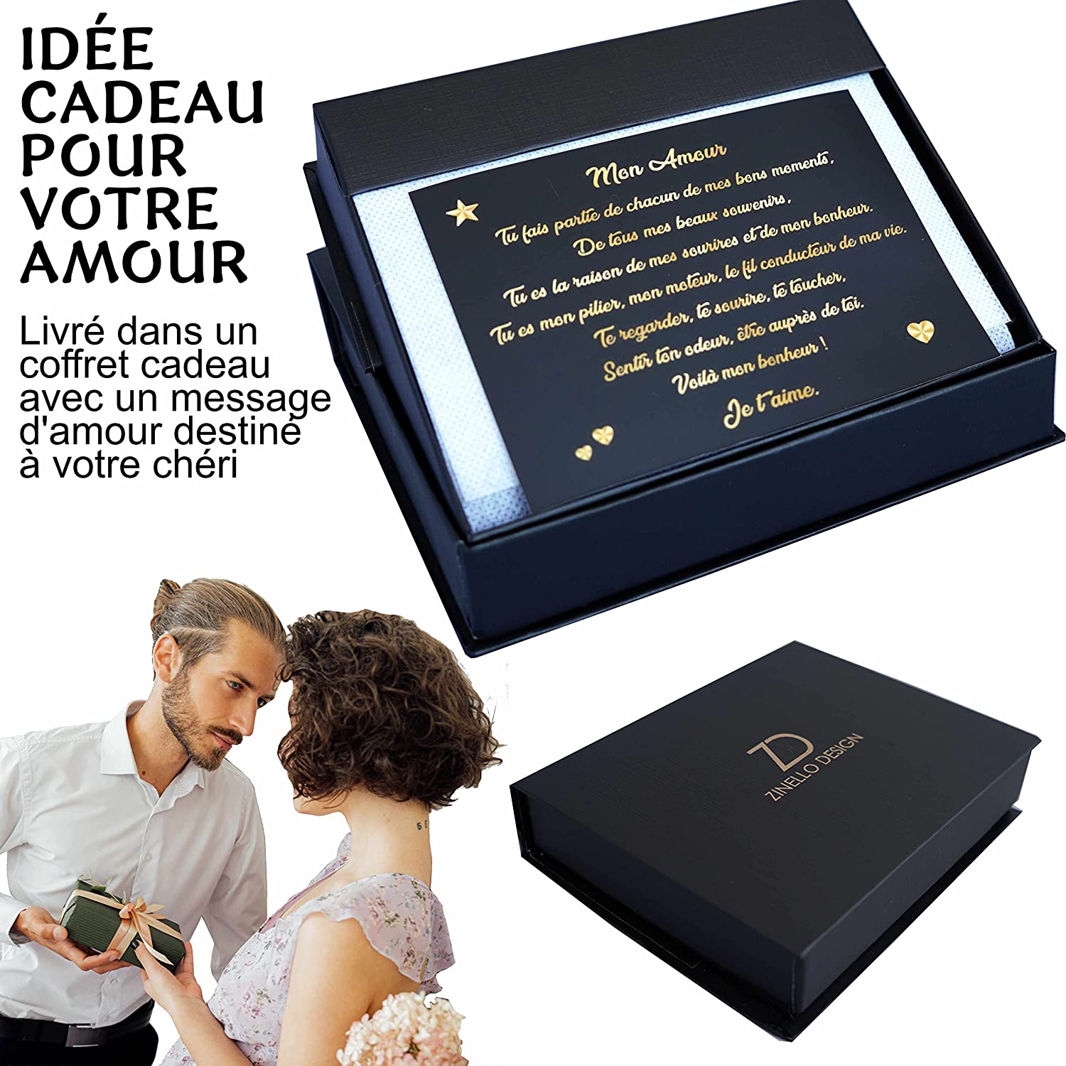 Leather Wallet for Men Delivered in a Gift Box with Personalized Message. Credit Card Holder, Coin Purse, Wallet. Christmas, Birthday, Father’s Day Gift Idea.