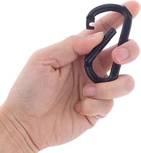 Stainless Steel Spring Snap Hook with a diameter of M8 – Length 8 cm – SET OF 2. Versatile Indoor/Outdoor Carabiner Hook for Hammock, Keychain, Camping, Fishing, Swing, and Hiking Accessories. Stainless Steel Spring Snap Hook with a diameter of M8 – Length 8 cm – SET OF 2. Versatile Indoor/Outdoor Carabiner Hook for Hammock, Keychain, Camping, Fishing, Swing, and Hiking Accessories.