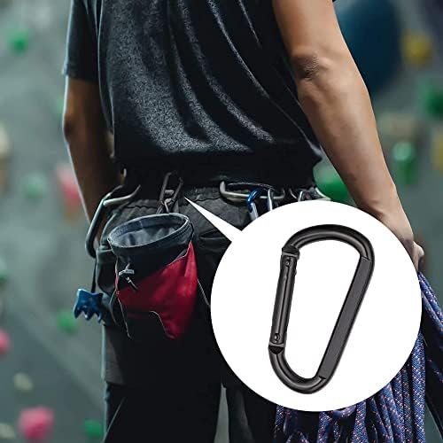 Stainless Steel Spring Snap Hook with a diameter of M8 – Length 8 cm – SET OF 2. Versatile Indoor/Outdoor Carabiner Hook for Hammock, Keychain, Camping, Fishing, Swing, and Hiking Accessories. Stainless Steel Spring Snap Hook with a diameter of M8 – Length 8 cm – SET OF 2. Versatile Indoor/Outdoor Carabiner Hook for Hammock, Keychain, Camping, Fishing, Swing, and Hiking Accessories.