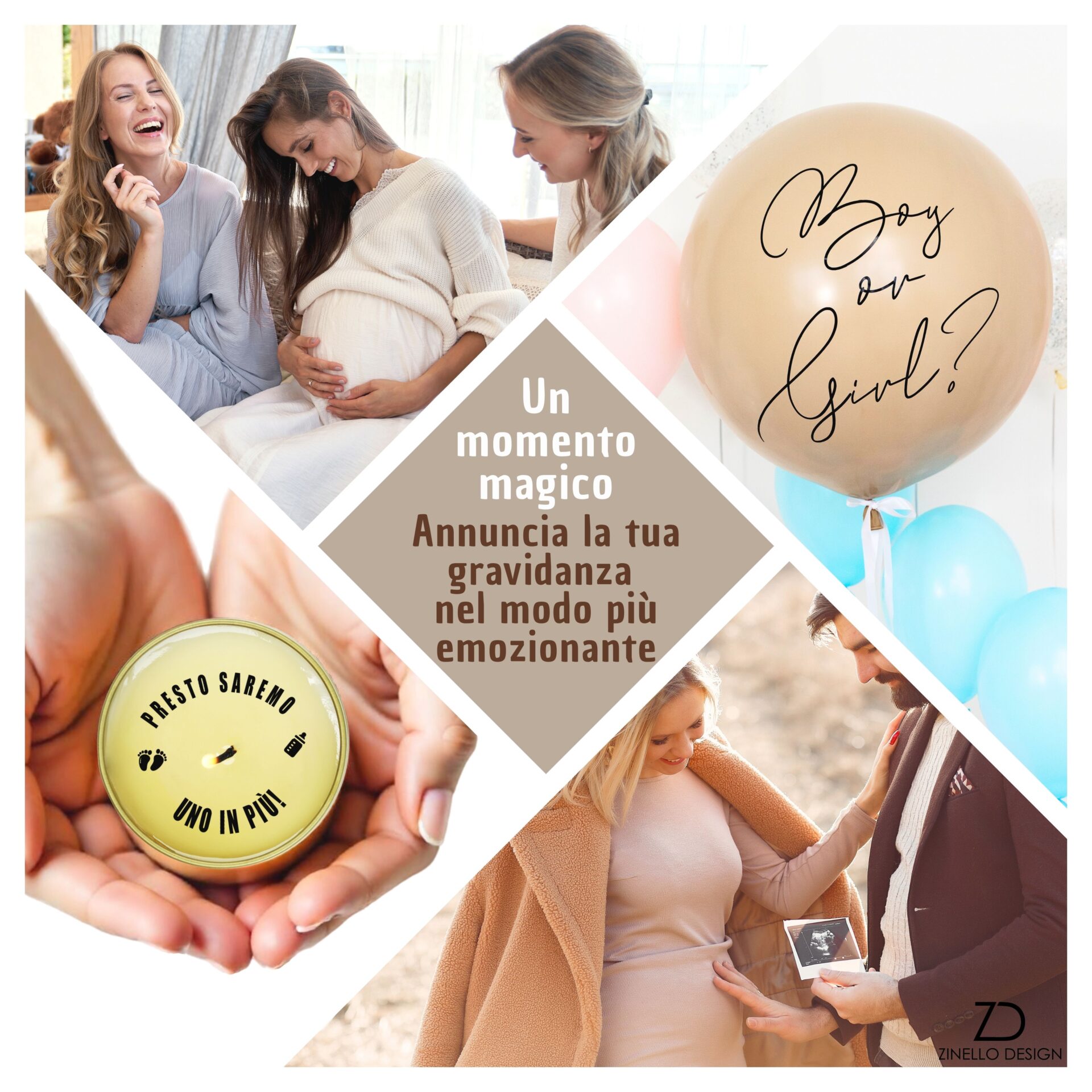 Set of 4 Candles Announcement Pregnancy – Secret Message Revealed by the Flame – Gift for Dad Grandma Grandfather Godmother – Italian Version Set of 4 Candles Announcement Pregnancy – Secret Message Revealed by the Flame – Gift for Dad Grandma Grandfather Godmother – Italian Version