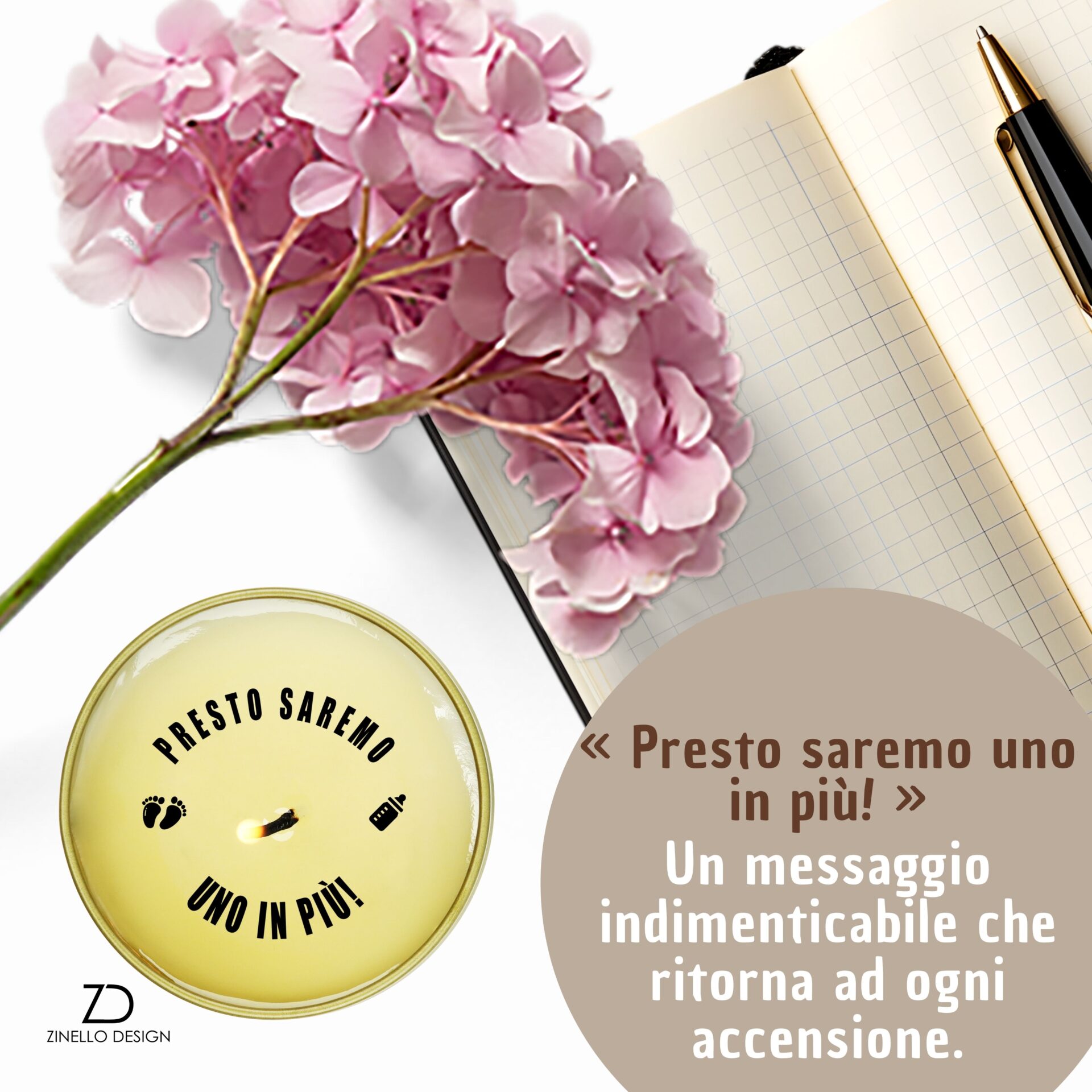 Set of 4 Candles Announcement Pregnancy – Secret Message Revealed by the Flame – Gift for Dad Grandma Grandfather Godmother – Italian Version Set of 4 Candles Announcement Pregnancy – Secret Message Revealed by the Flame – Gift for Dad Grandma Grandfather Godmother – Italian Version